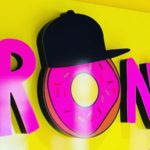 Bronuts logo i den nye butik i Aalborg